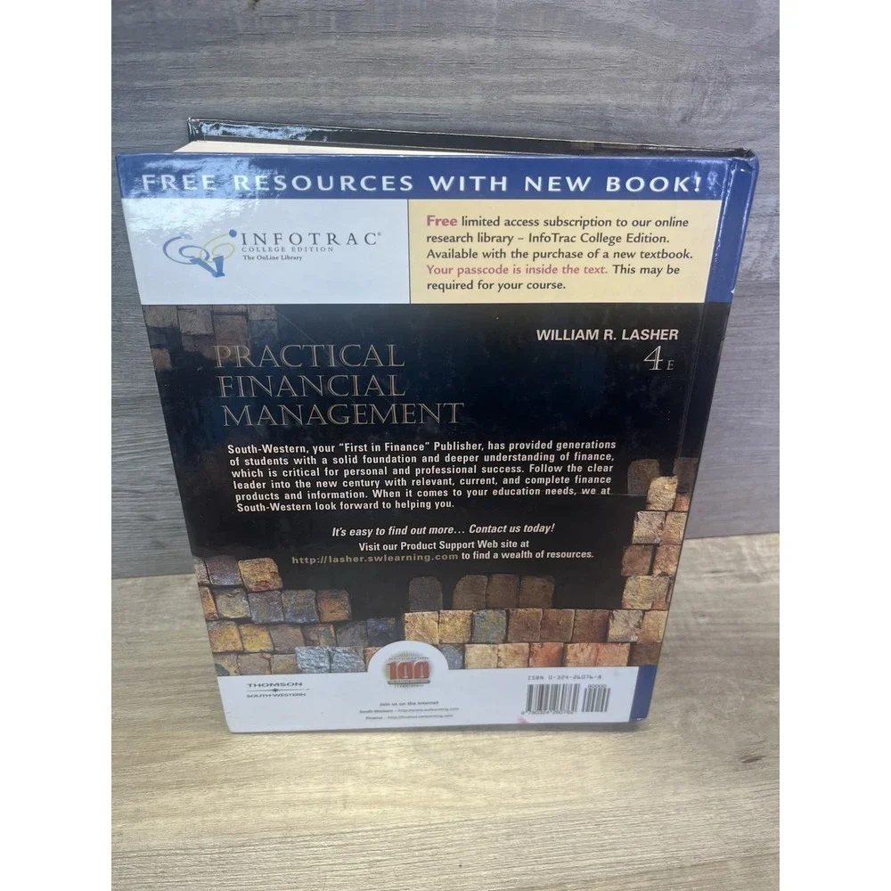 Practical Financial Management - Hardback Book By William R. Lasher